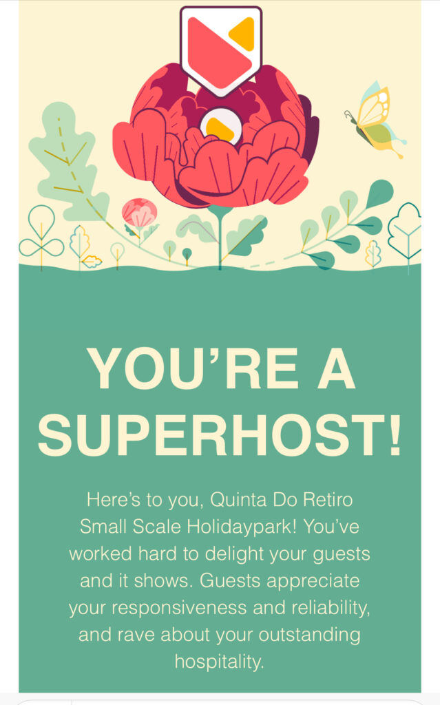AIRBNB superhost for Quinta do Retiro